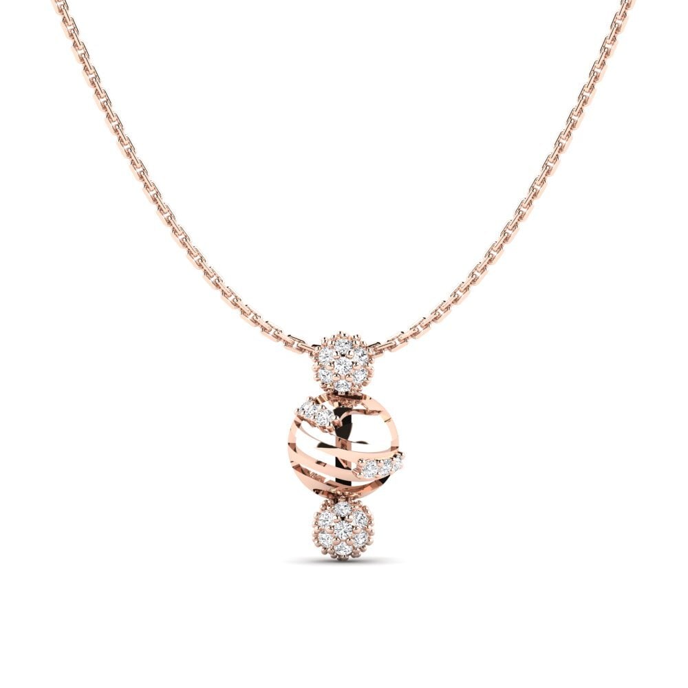 14ct Rose Gold Women's Pendant Madeira