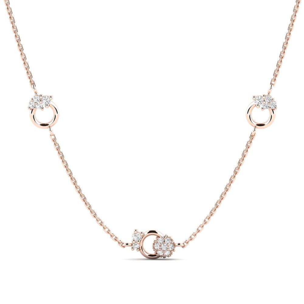 9ct Rose Gold Women's Necklace Mantaro
