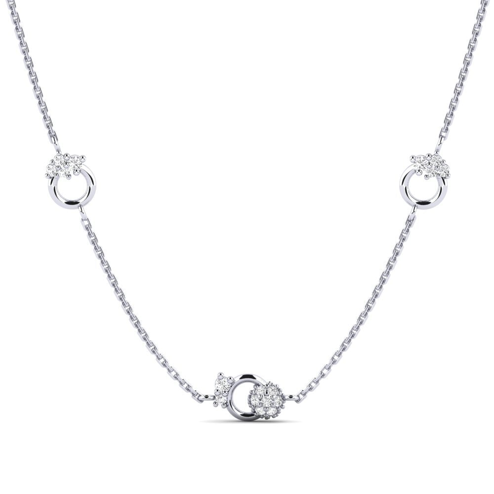 950 Platinum Women's Necklace Mantaro