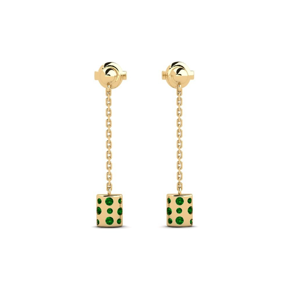 Green Zirconia Women's Earring Mikstat