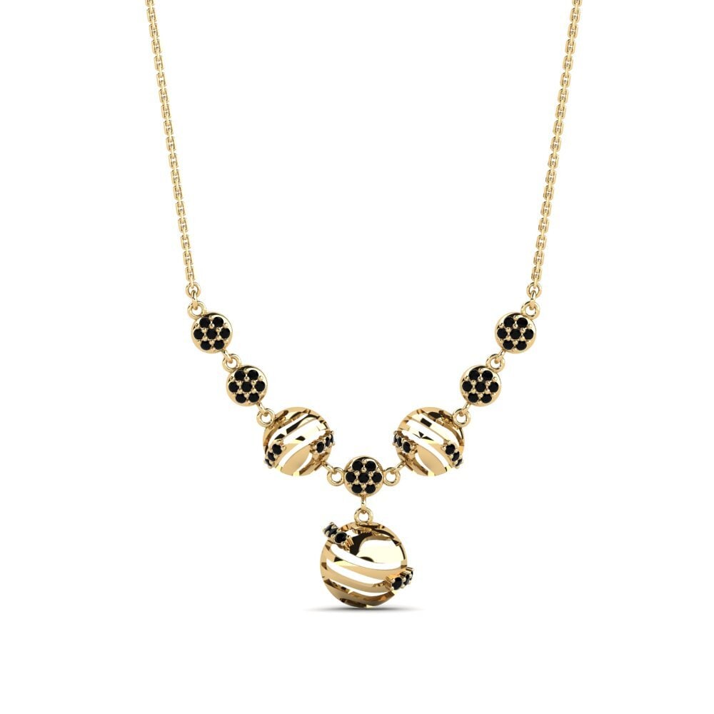 Black Onyx Women's Necklace Mooni