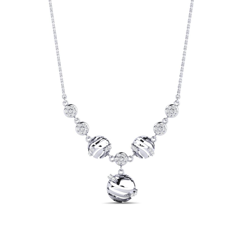 950 Platinum Women's Necklace Mooni