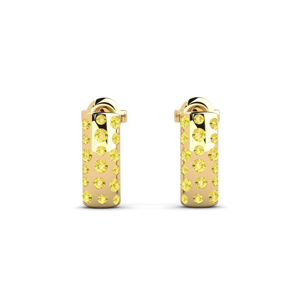 Yellow Sapphire Women's Earring Niemodlin