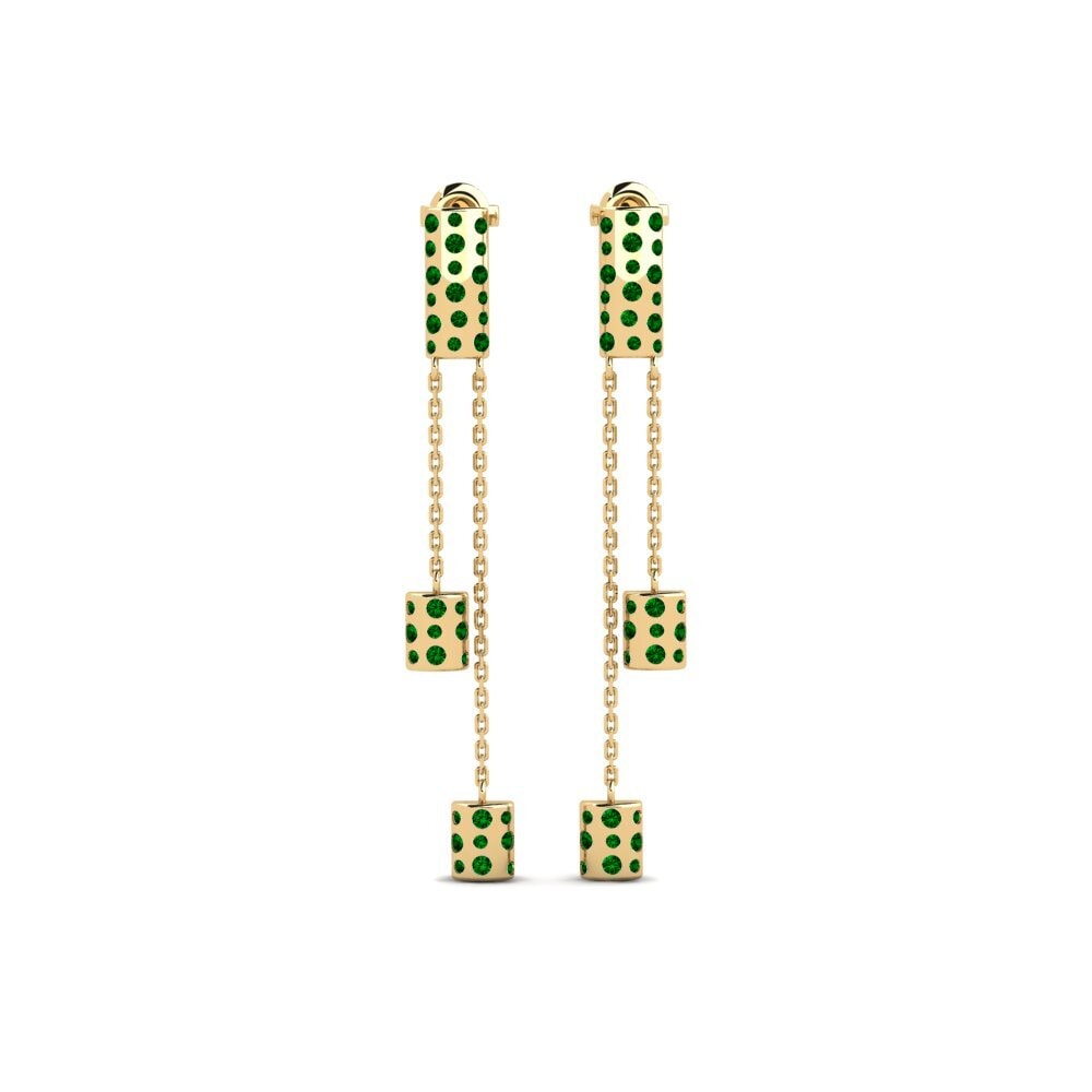 Green Zirconia Women's Earring Nieszawa