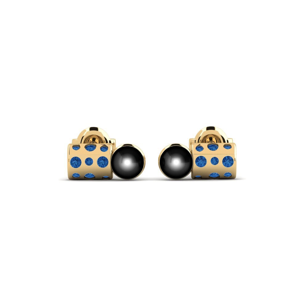 Dark Blue Zirconia Women's Earring Nowogard