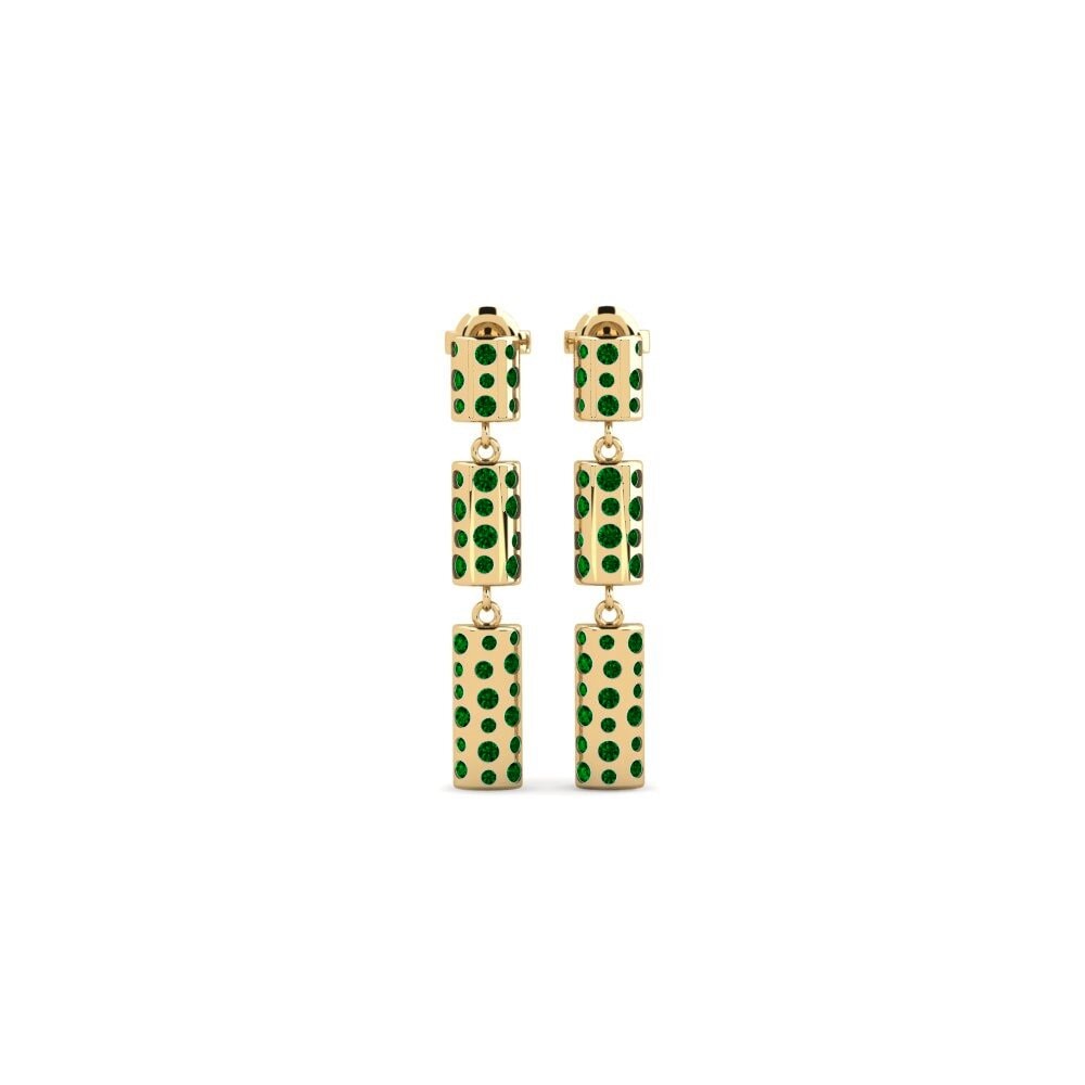 Green Zirconia Women's Earring Olecko