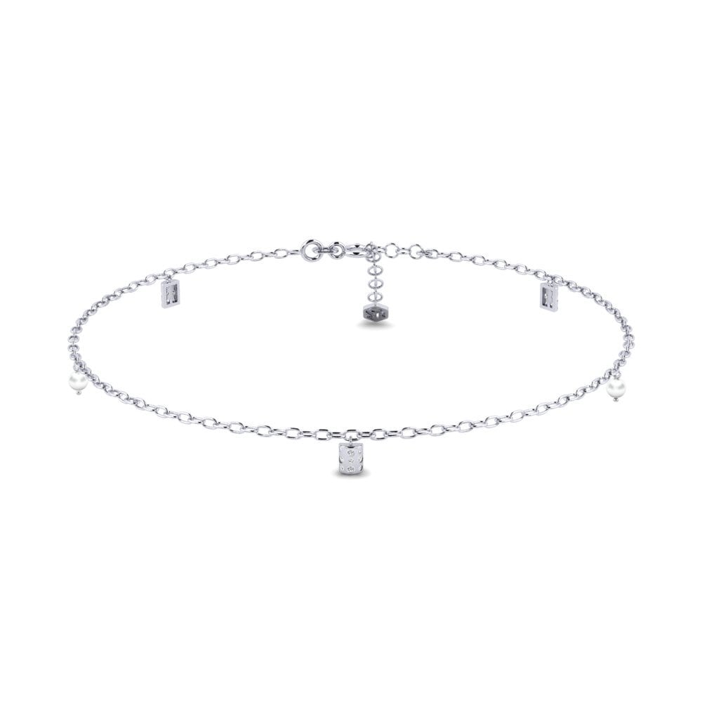 Plata 925 Tobillera de mujer Ordino