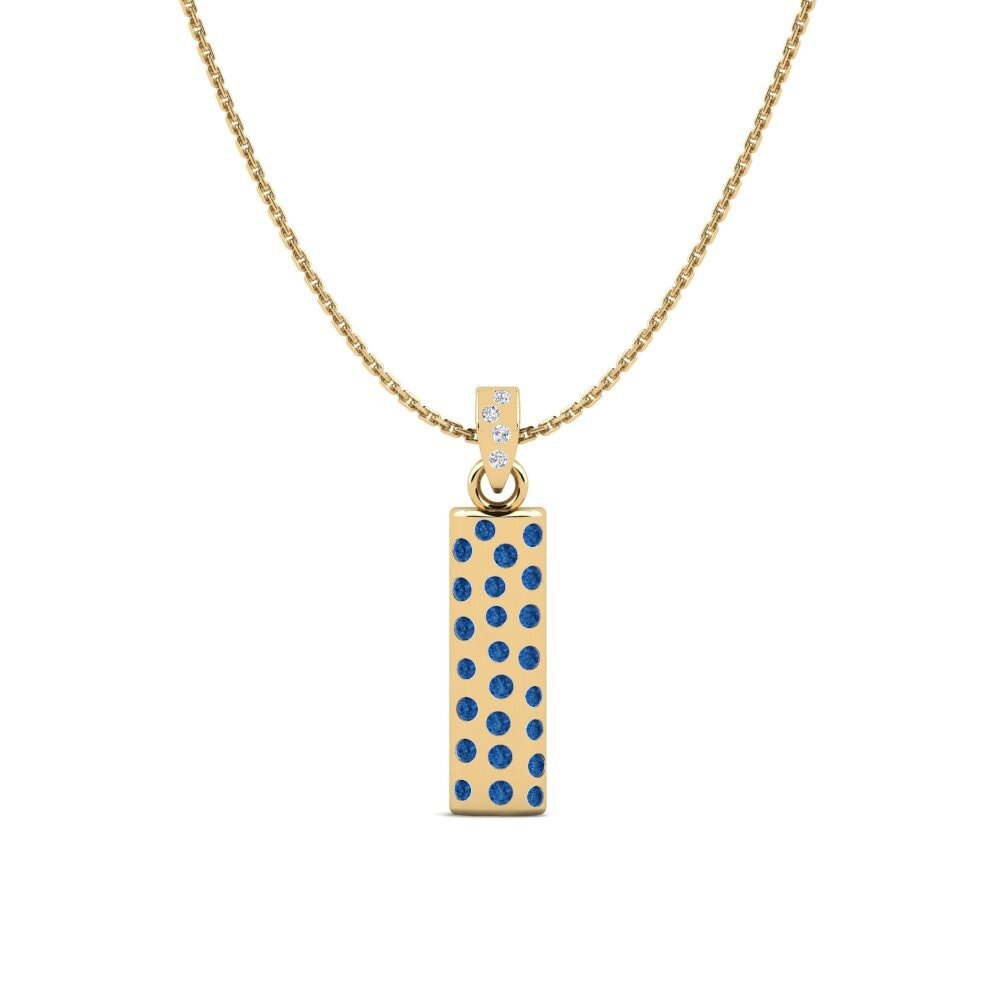 Dark Blue Zirconia Women's Pendant Orneta