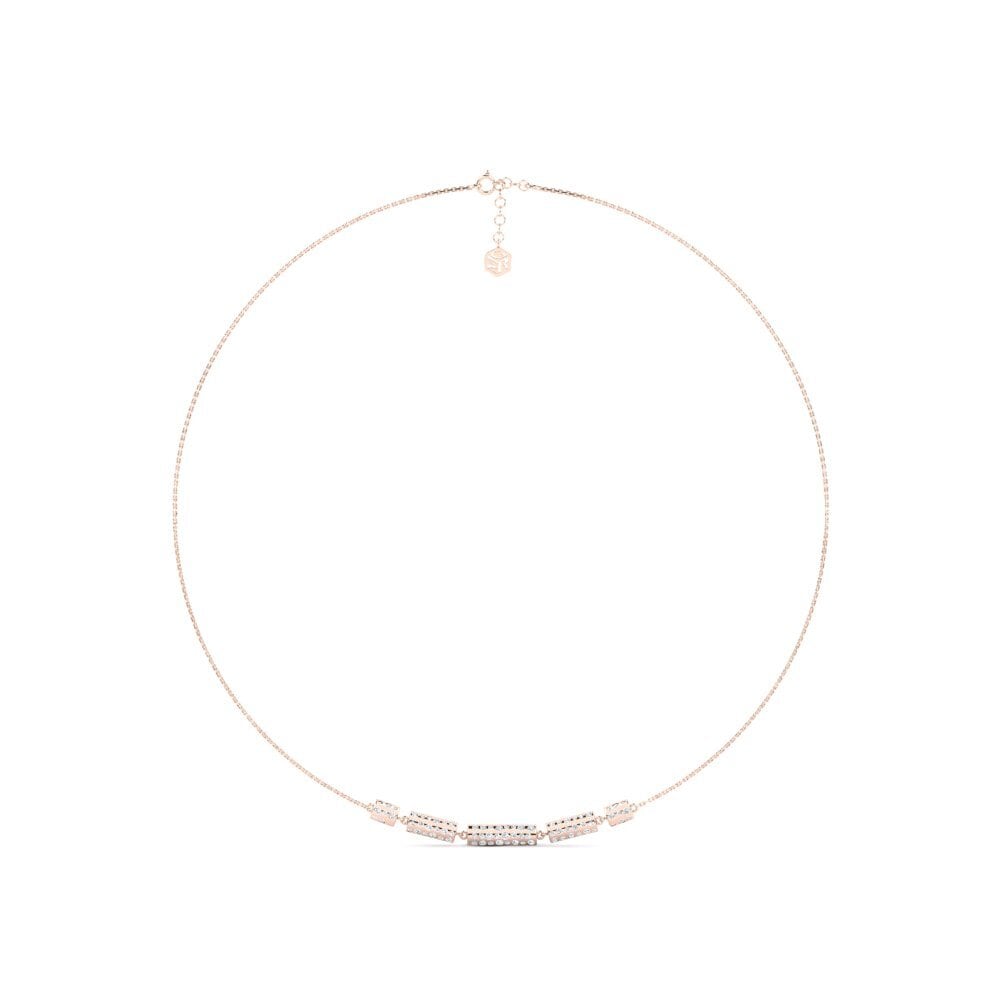 9ct Rose Gold Women's Necklace Pasym