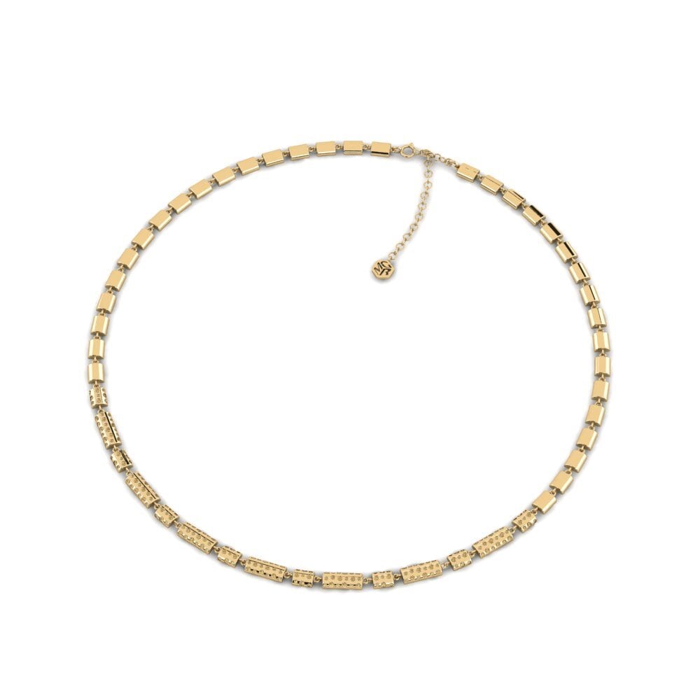 Diamant Brun Collier Prabuty
