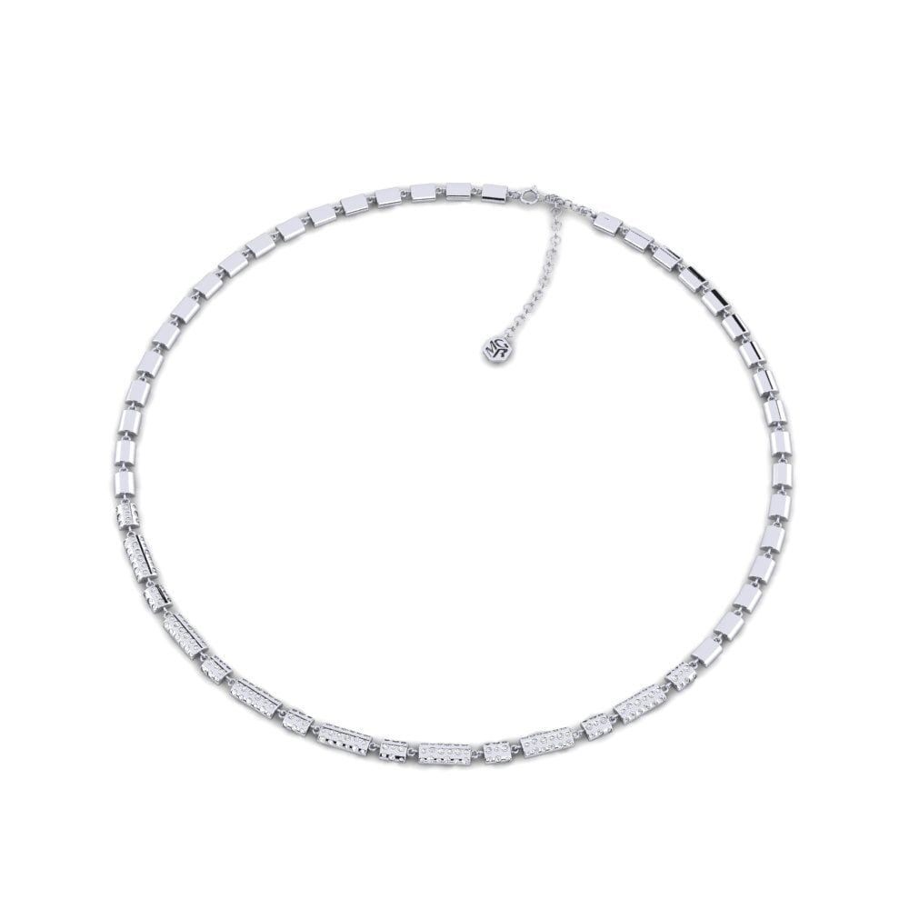 950 Platinum Collier Prabuty