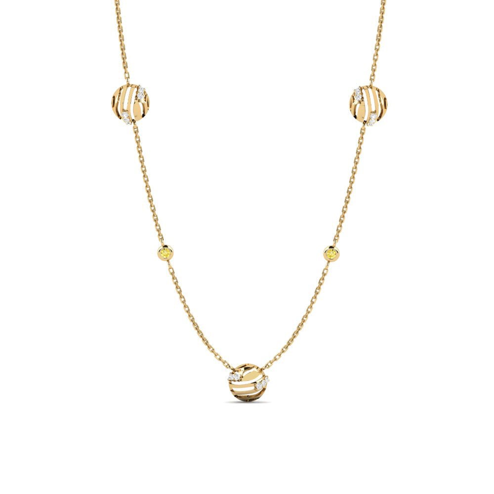 Yellow Sapphire Women's Necklace Tambo