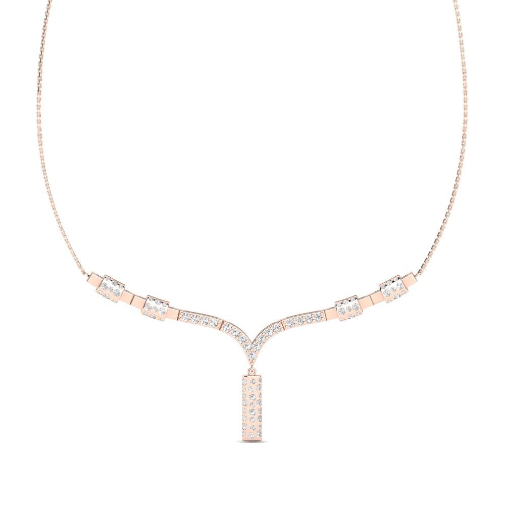 9ct Rose Gold Women's Necklace Ustka