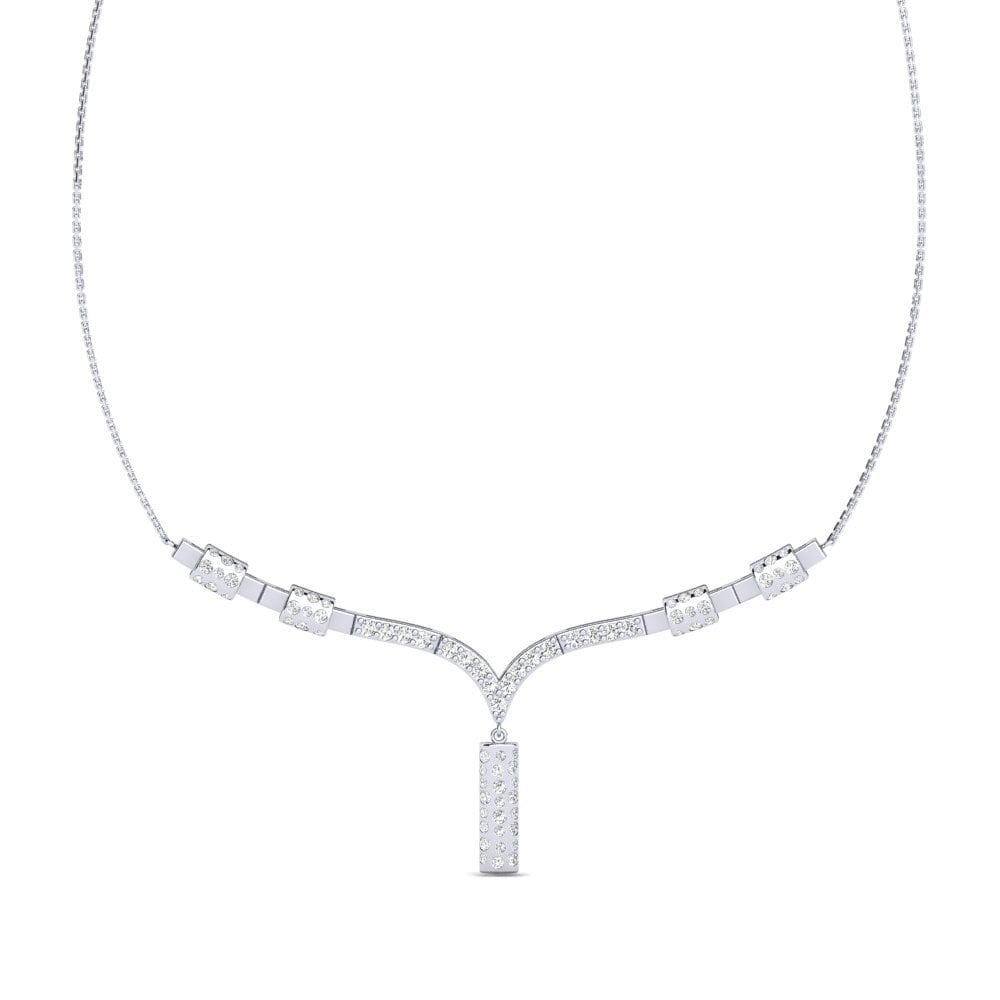950 Platinum Women's Necklace Ustka