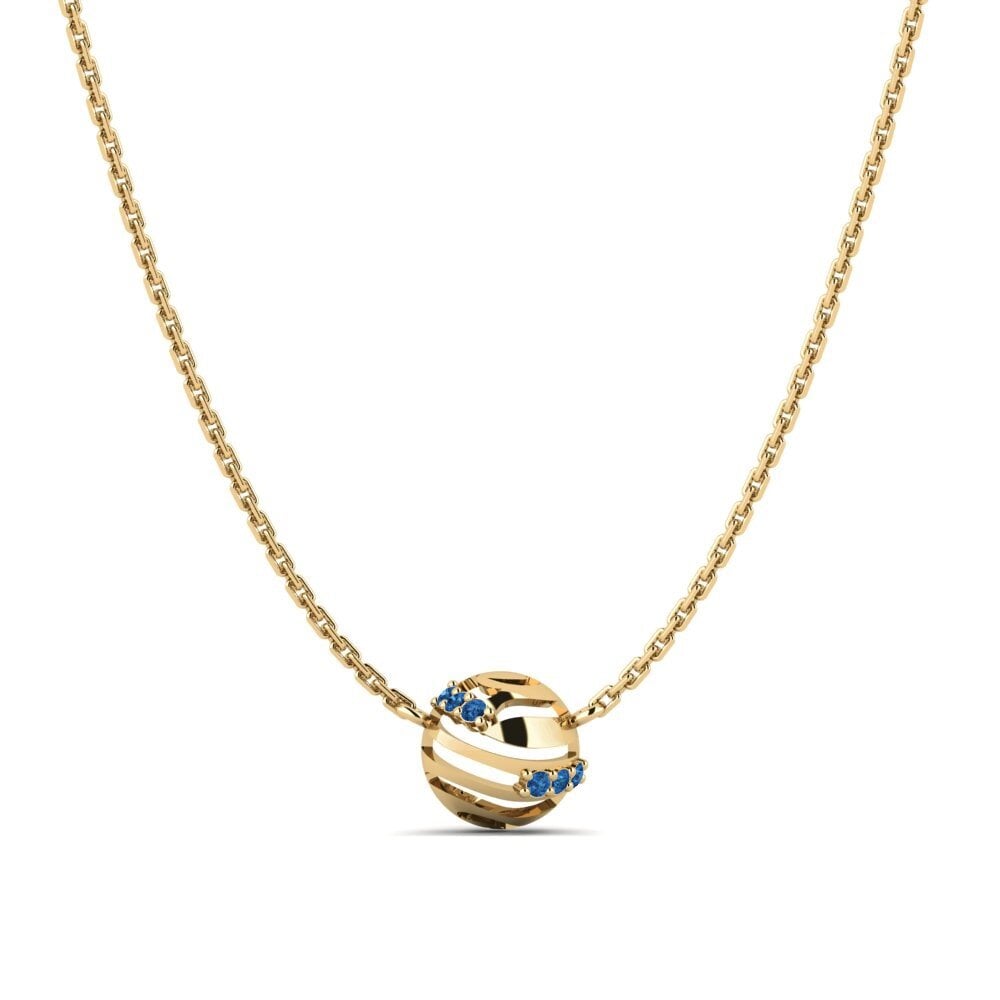 Circonita Azul Oscuro Collar de Mujer Vichada
