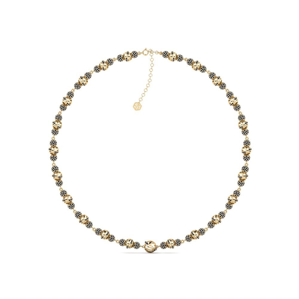 Black Onyx Collier Virkelig