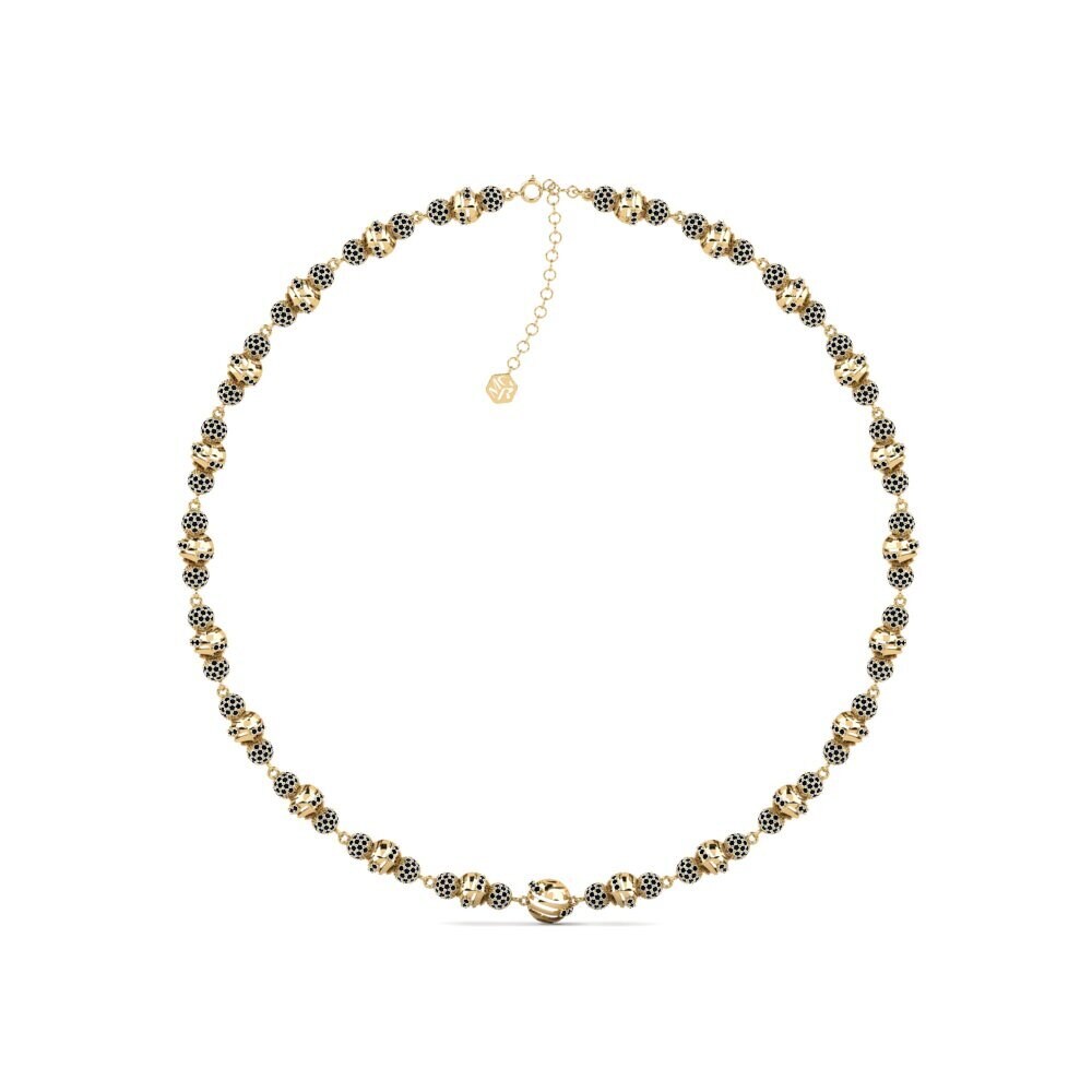 Diamant Noir Collier Virkelig