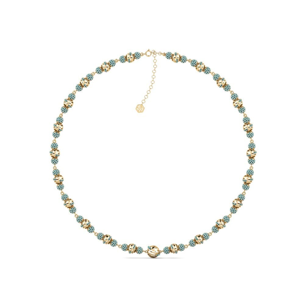 Diamant Bleu Collier Virkelig
