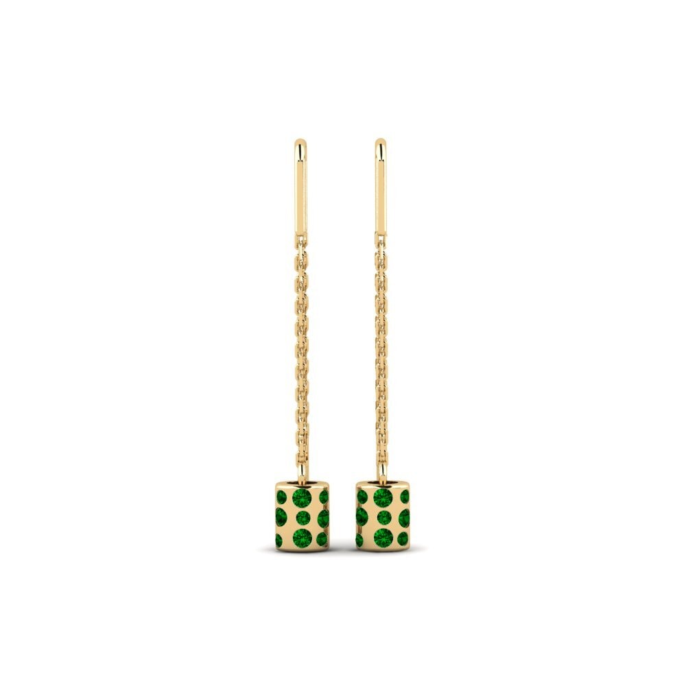 Green Zirconia Women's Earring Wolbrom
