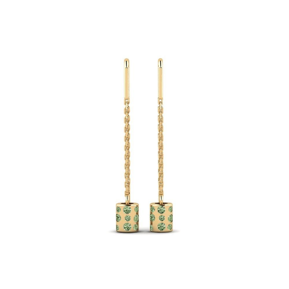 Green Diamond Women's Earring Wolbrom