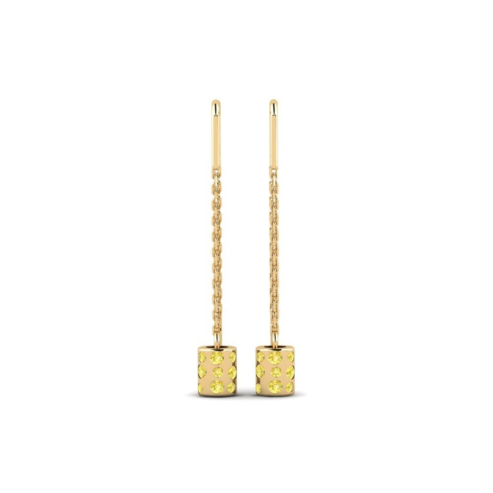 Yellow Sapphire Women's Earring Wolbrom