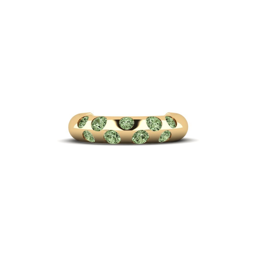 Diamante Verde Pendiente de mujer Zlobin