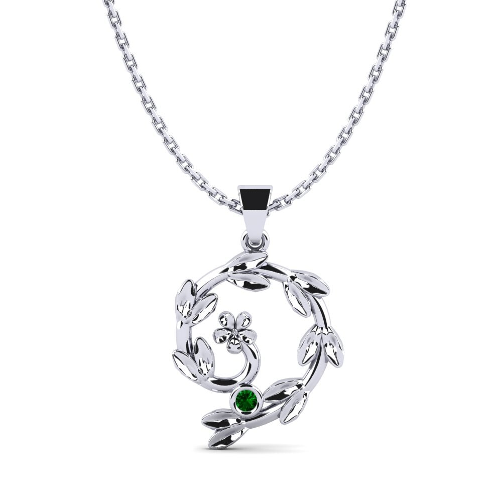 Circonita Verde Colgante de Mujer Abetyl