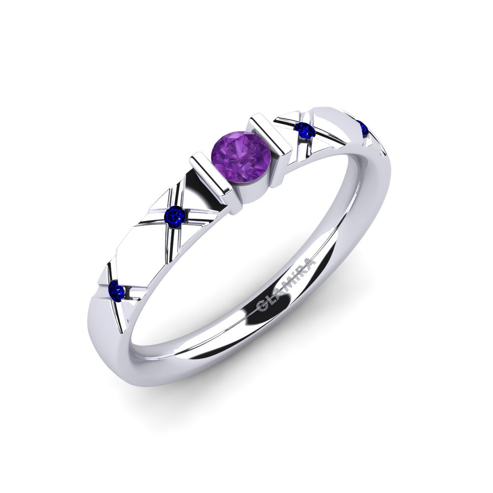 Amethyst Engagement Ring Alidia