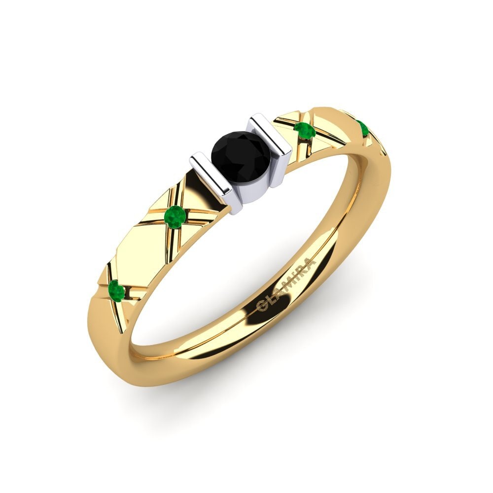 14ct Yellow / White Gold Engagement Ring Alidia