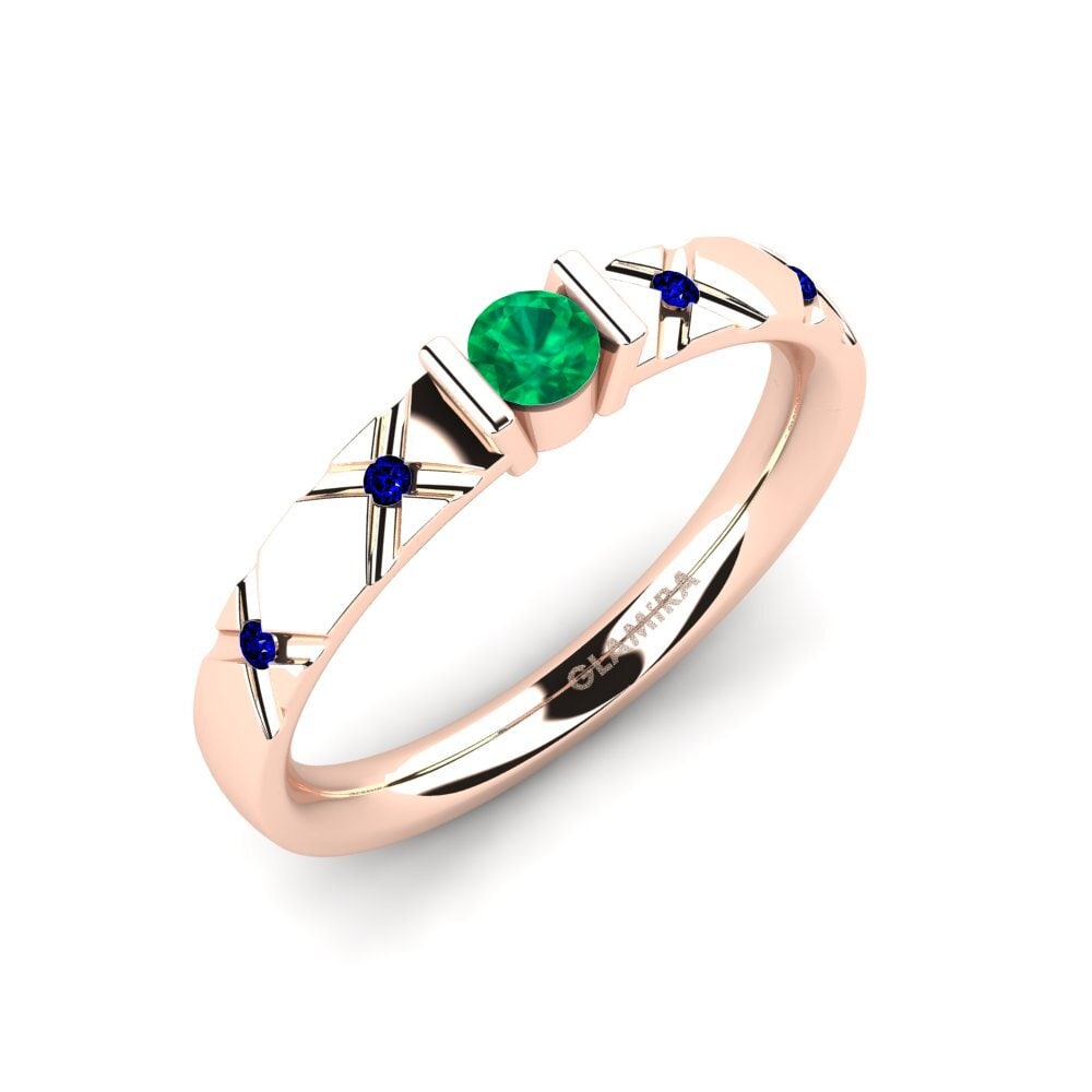 9K Rose Gold Engagement Ring Alidia