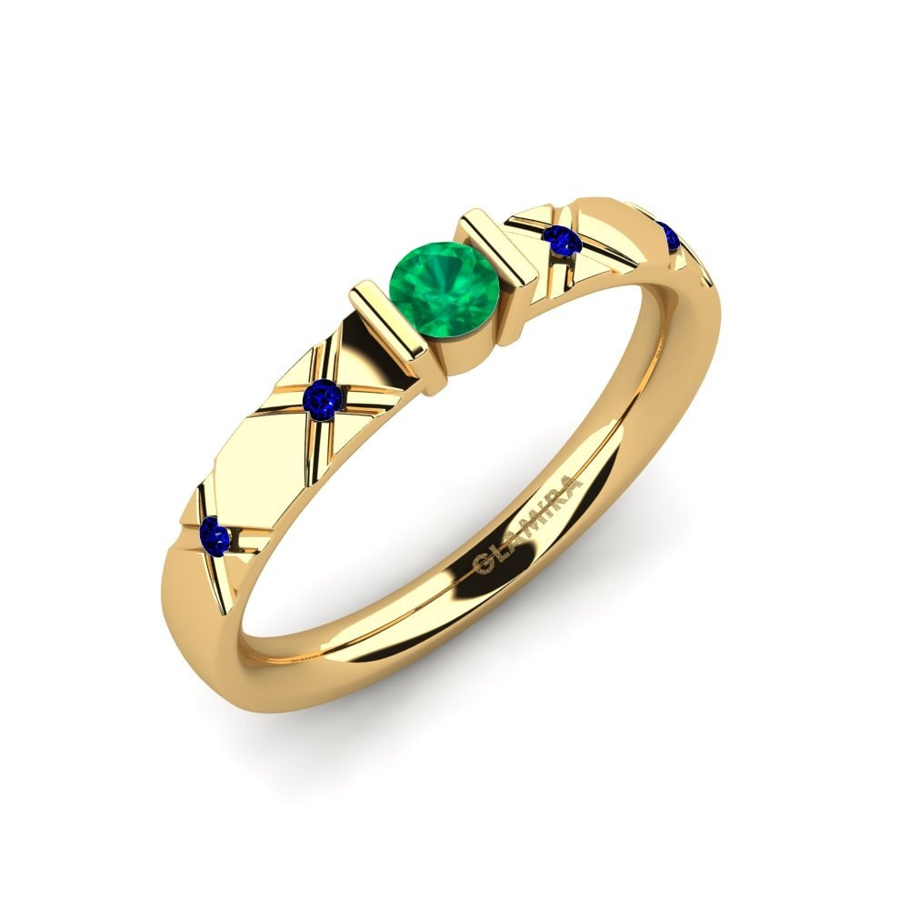 18k Yellow Gold Engagement Ring Alidia