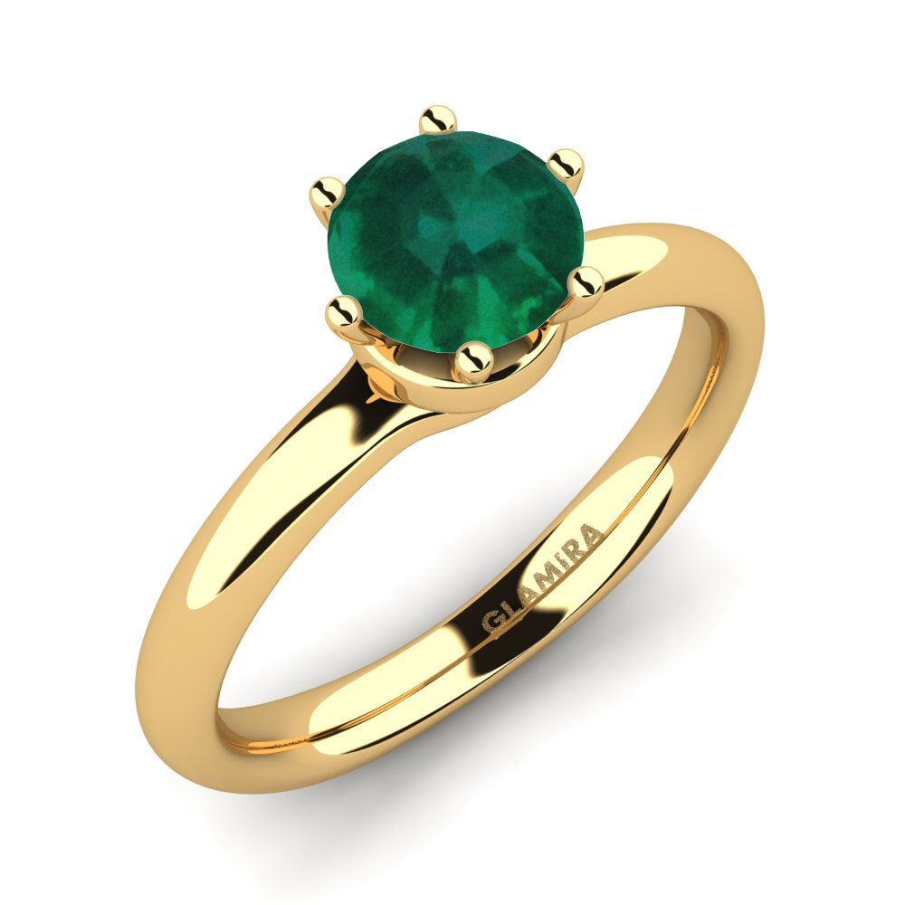 Emerald Engagement Ring Almira 0.8 crt