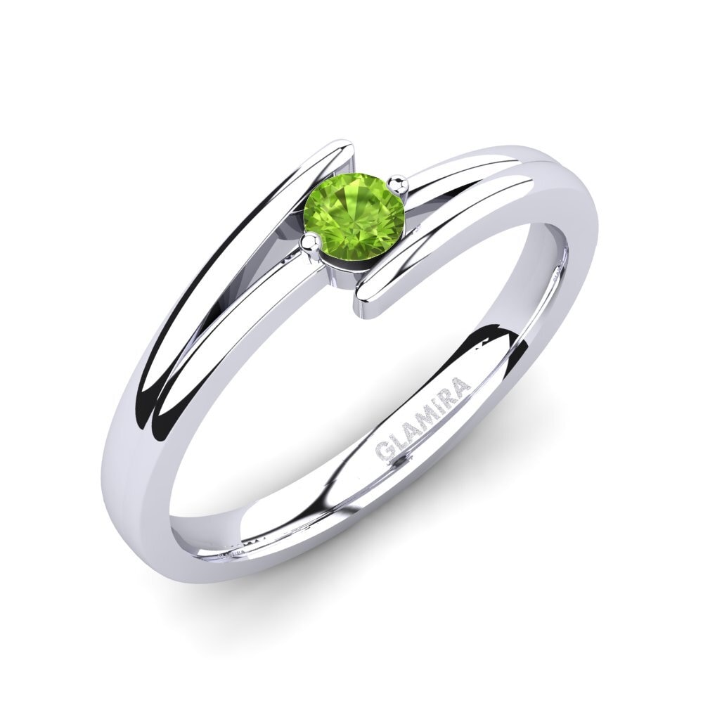 Peridot Engagement Ring Amalia