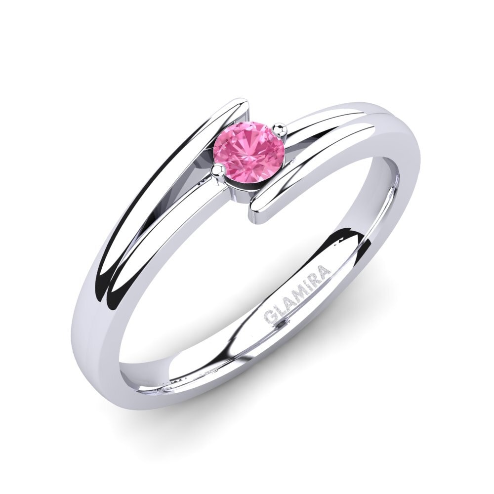 Pink Sapphire Engagement Ring Amalia