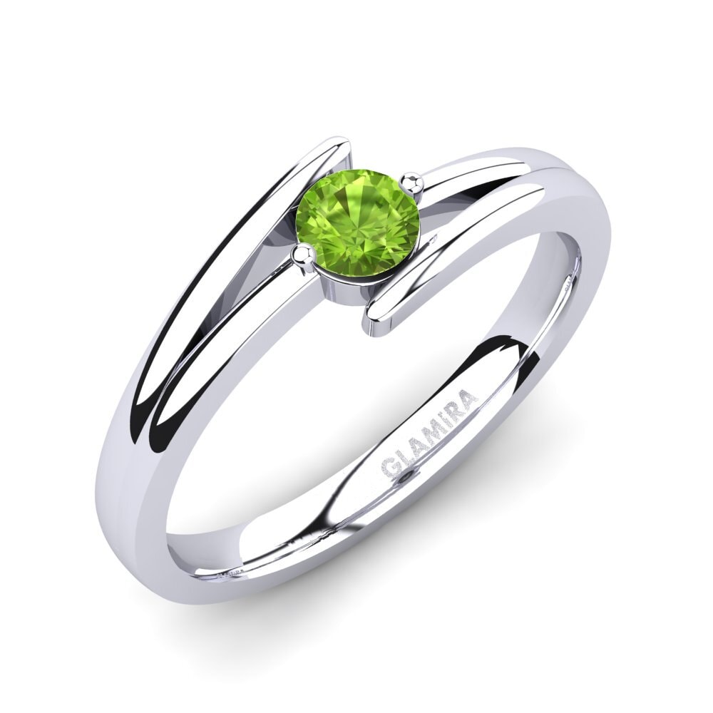 Peridot Engagement Ring Amalia 0.25crt