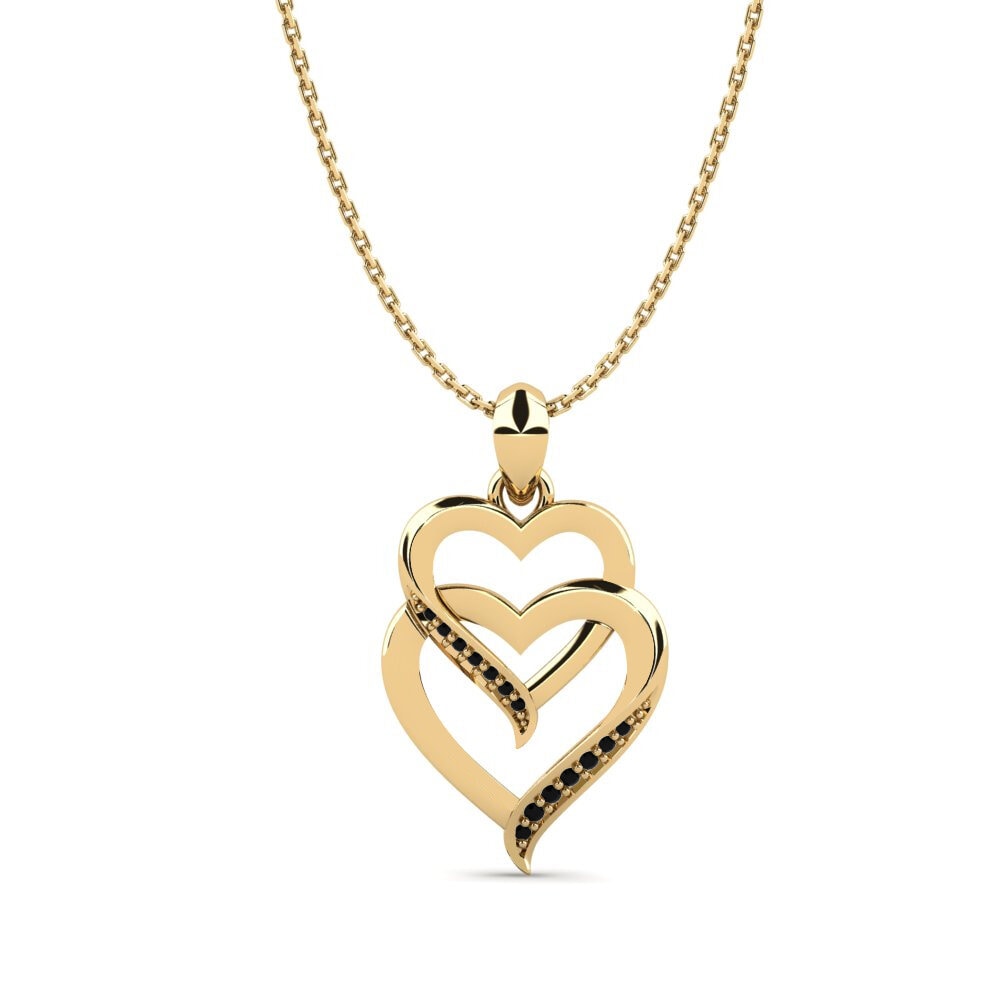 Black Sapphire Women's Pendant Amelia
