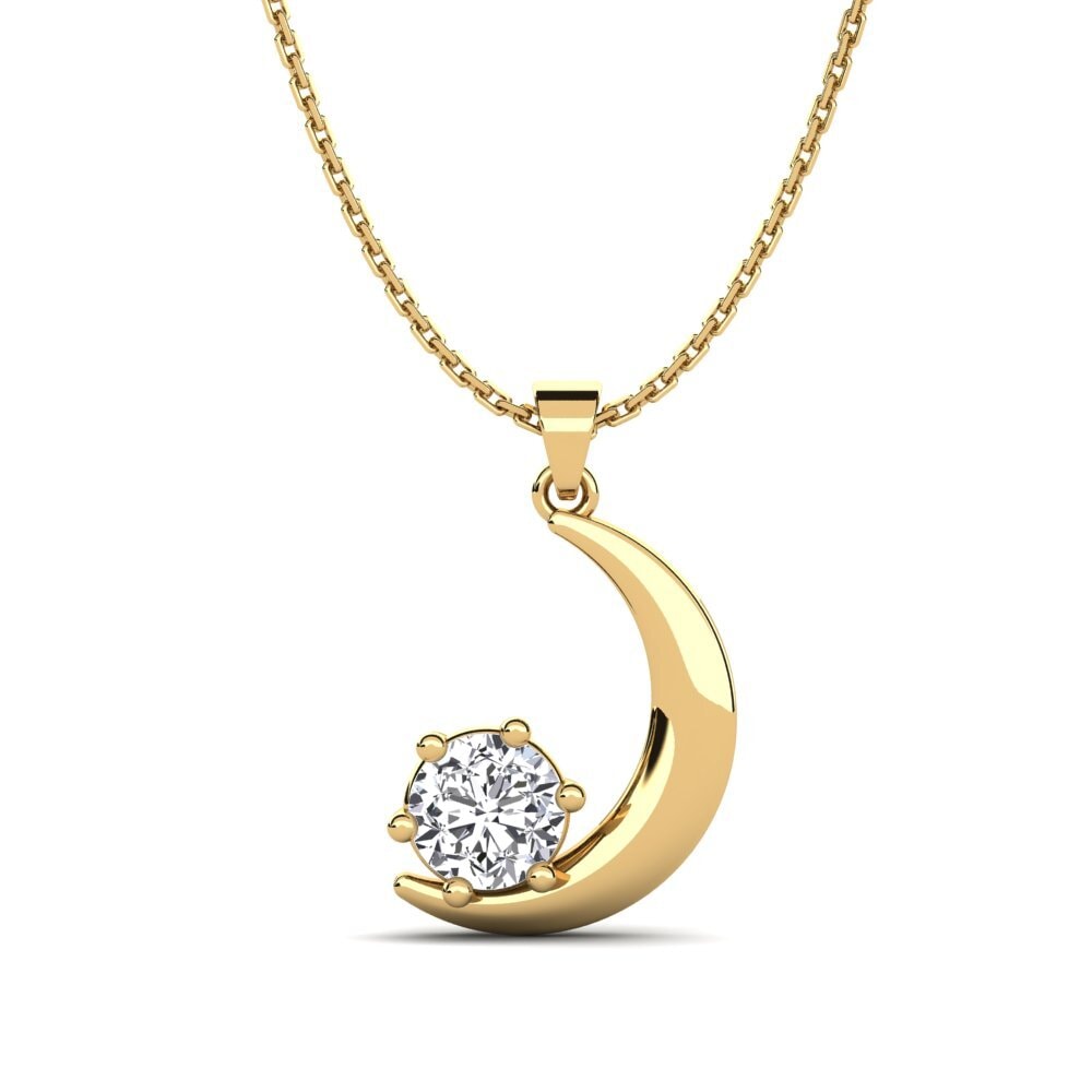 Diamant Damen anhänger Anchalie