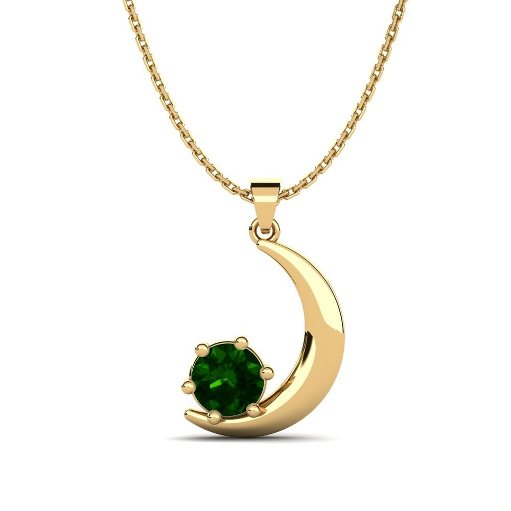 Green Tourmaline Women's Pendant Anchalie