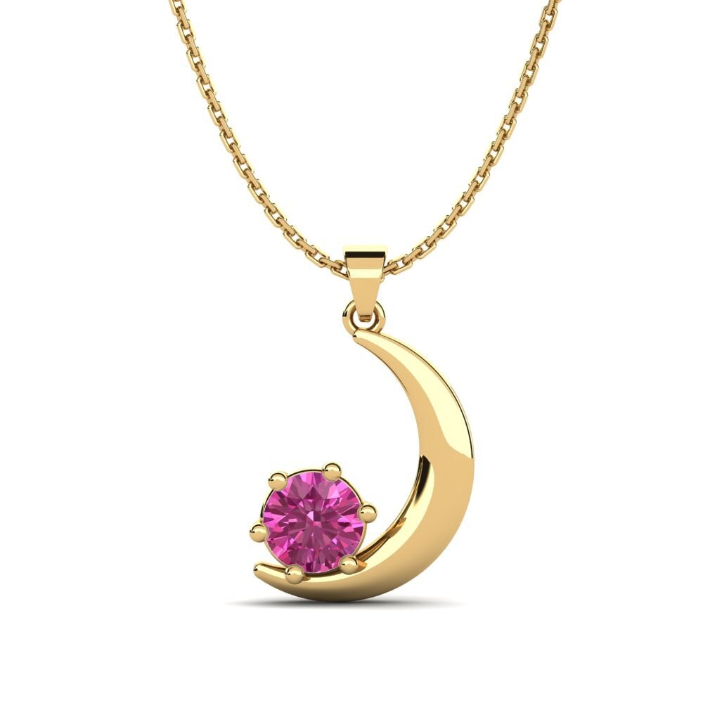 Pink Topaz Women's Pendant Anchalie