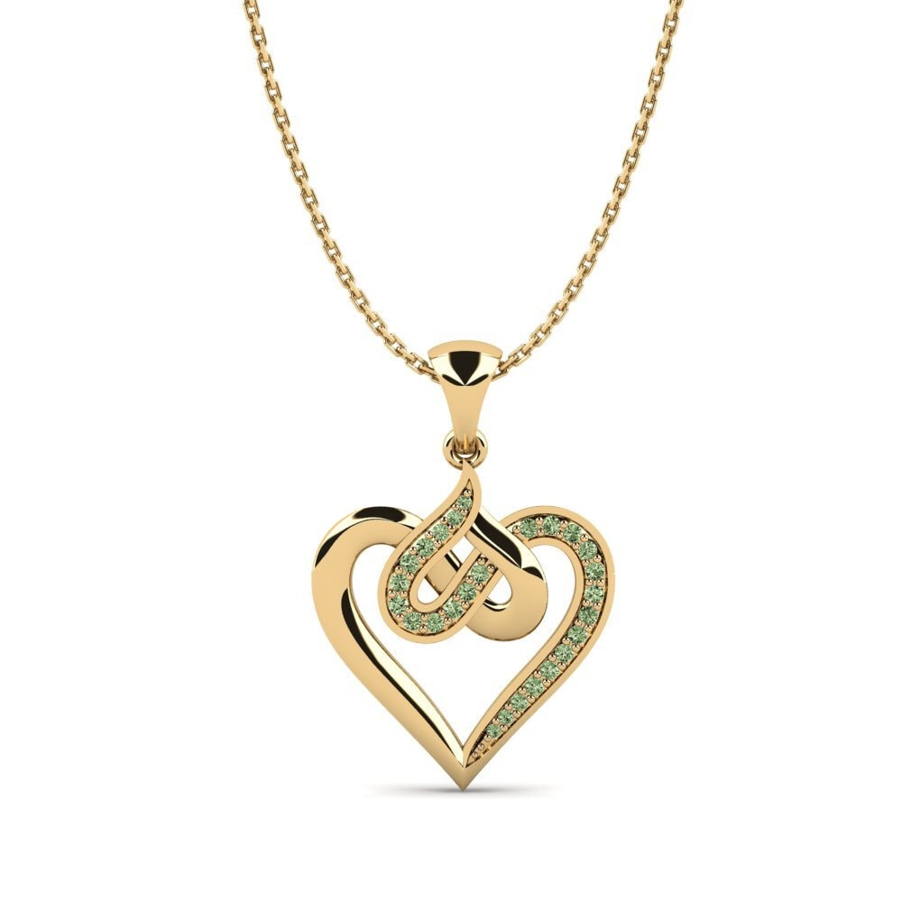 Diamant Vert Pendentif pour femme Aniela