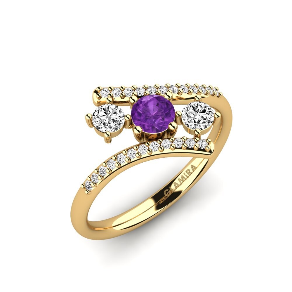 Améthyste Bague de fiançailles Anjatonia