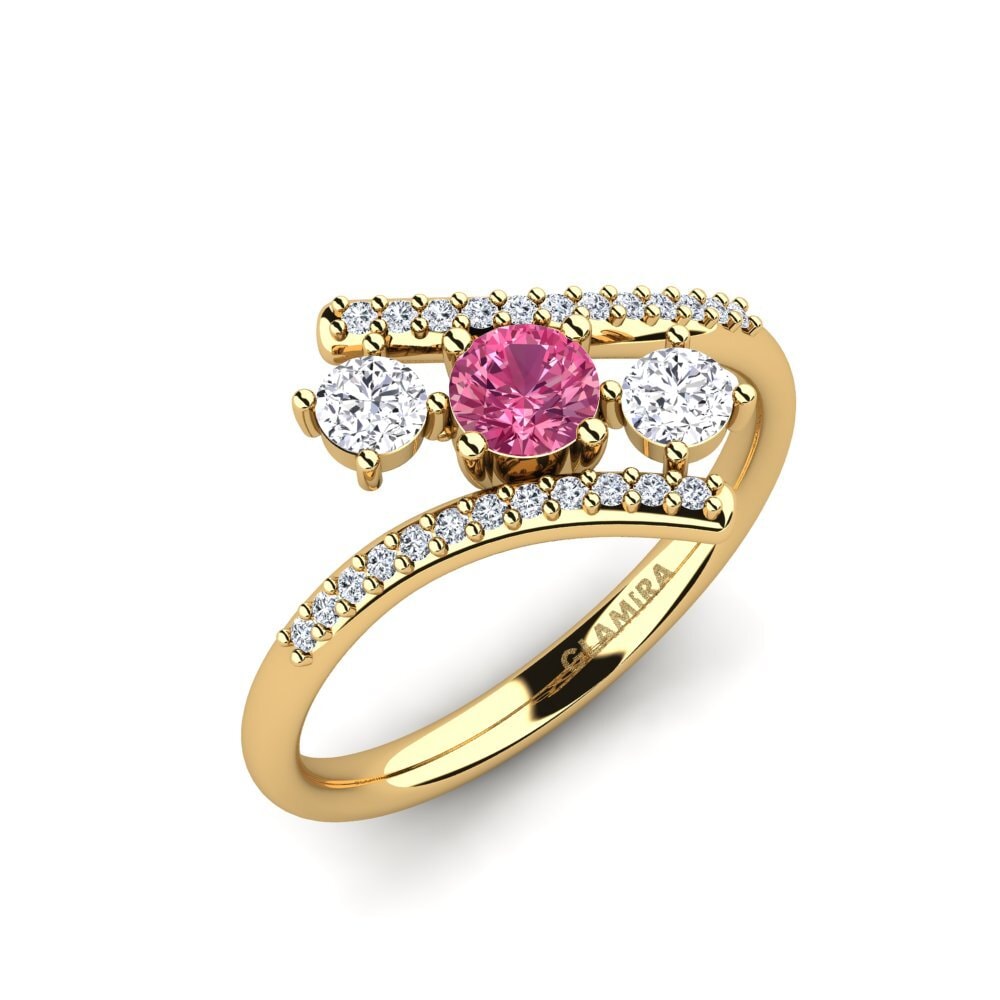 Pink Tourmaline Engagement Ring Anjatonia