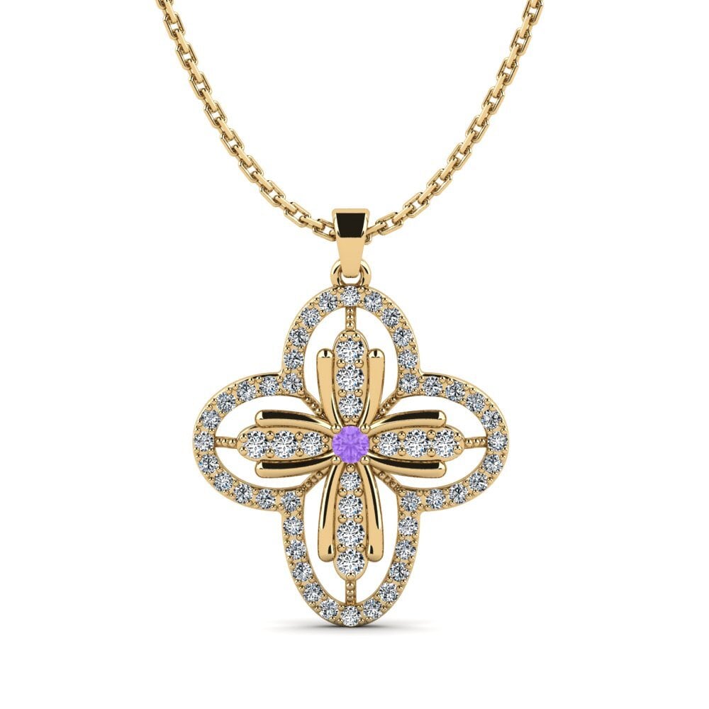 Amethyst Women's Pendant Anweor