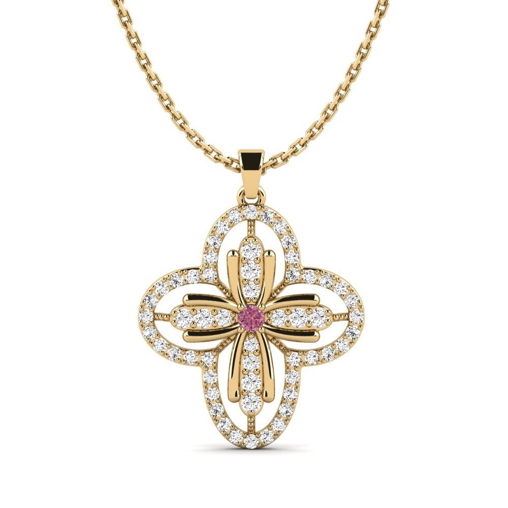 Rhodolite Garnet Women's Pendant Anweor