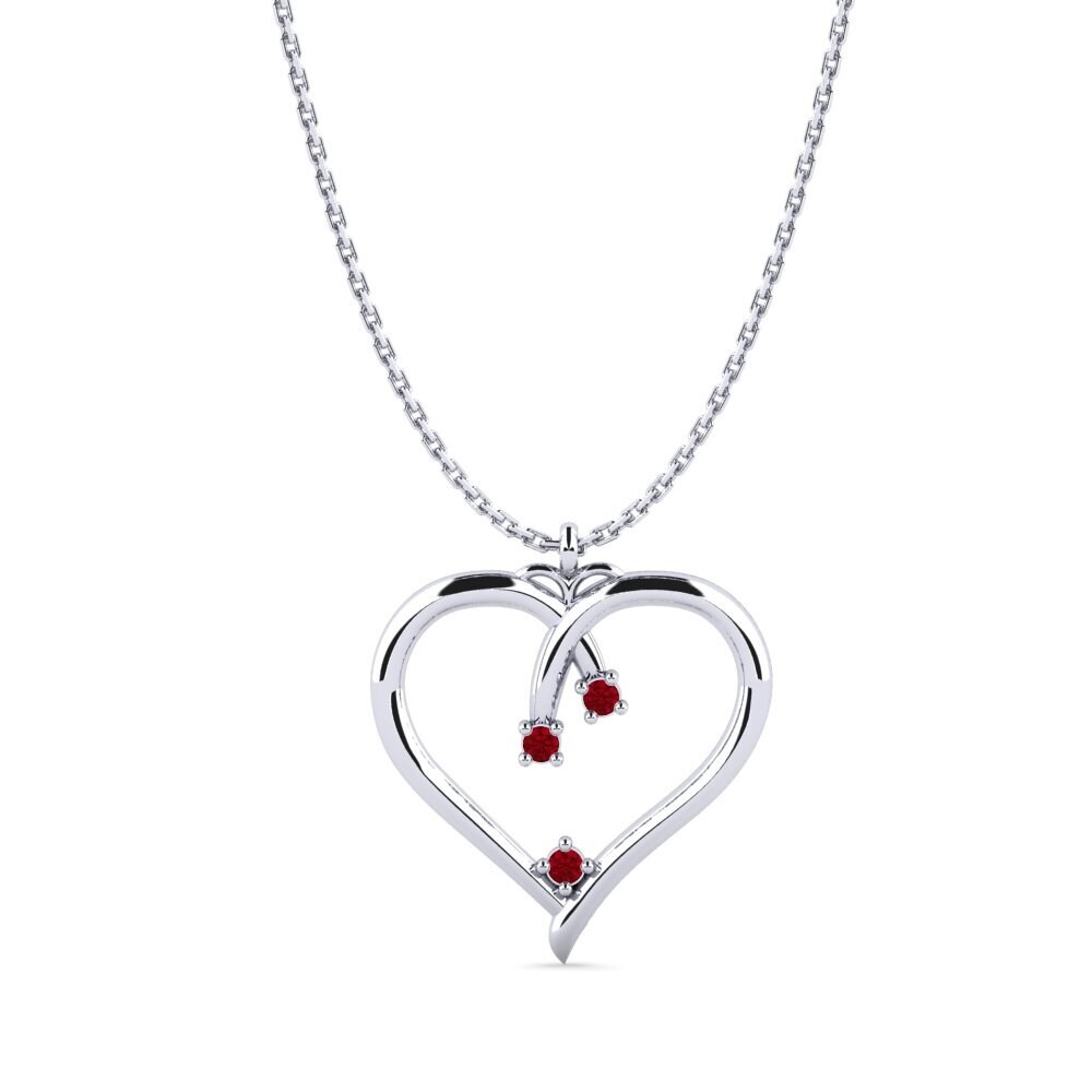 Red Zirconia Women's Pendant Aria