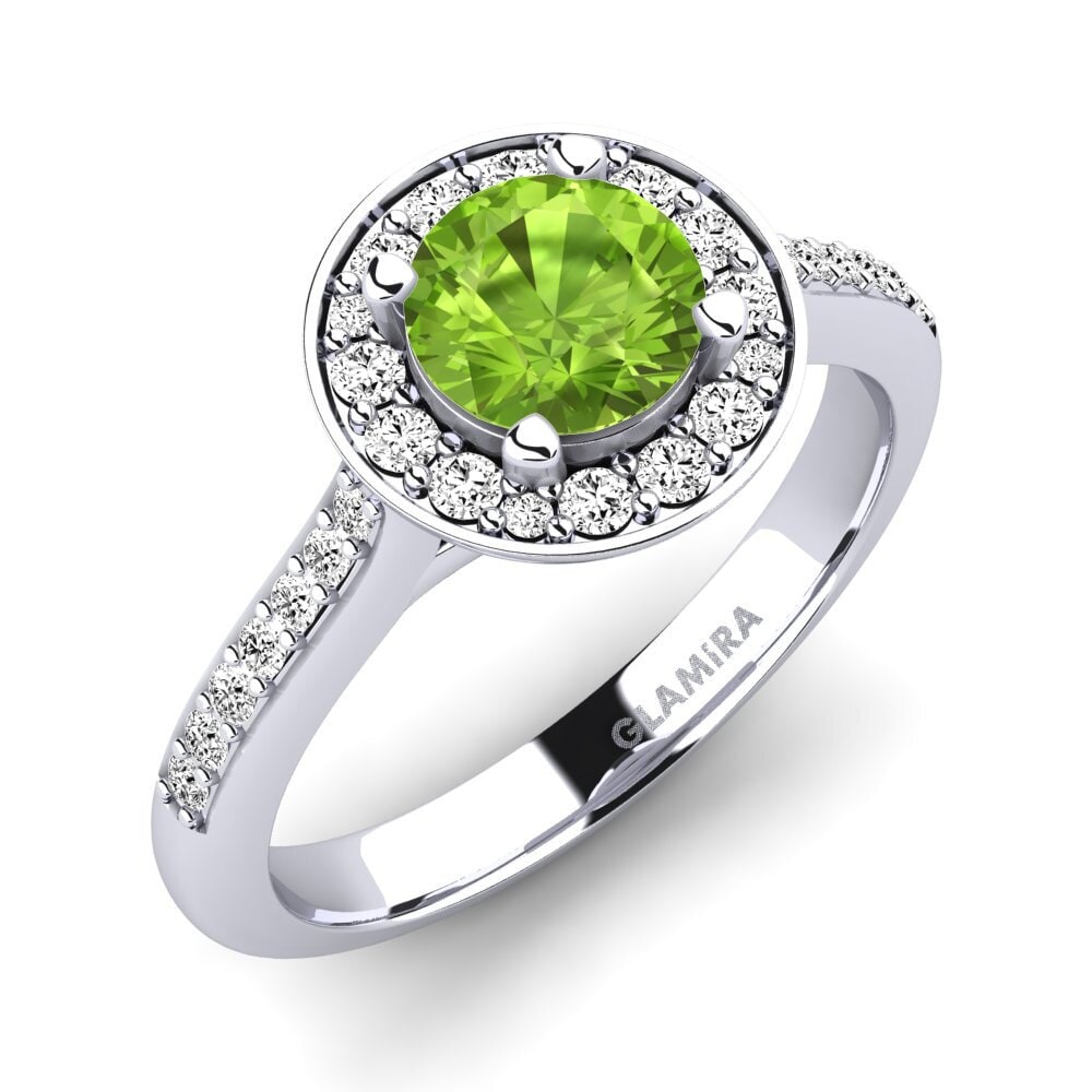 Peridoto Anello di fidanzamento Ashley
