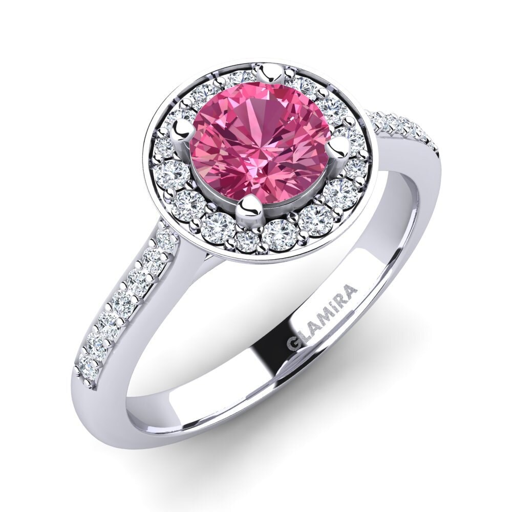 Pink Tourmaline Engagement Ring Ashley