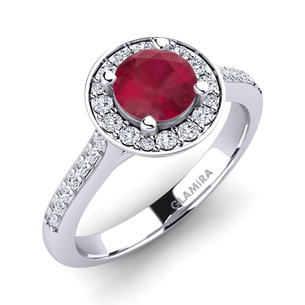 Ruby Engagement Ring Ashley