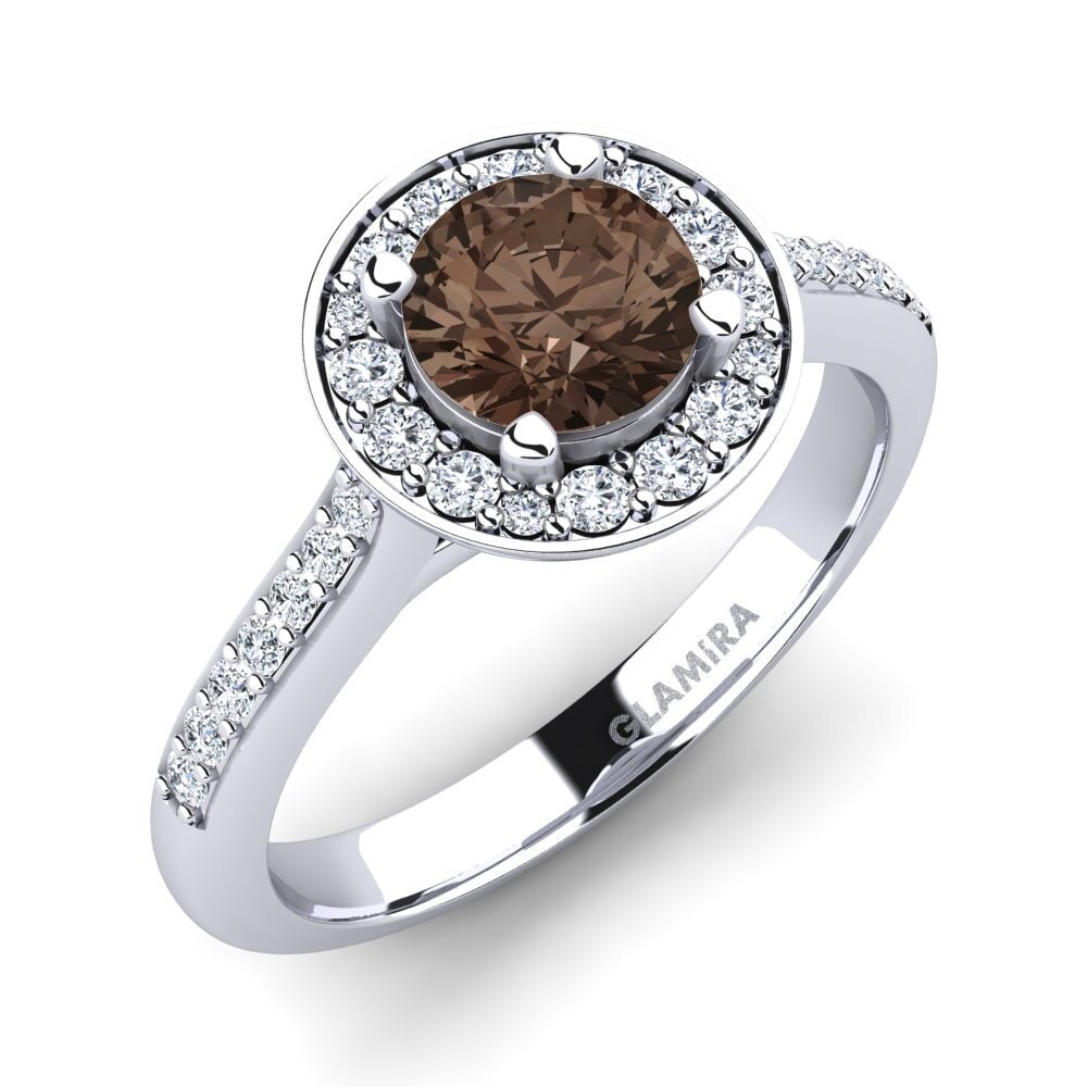 Smoky Quartz Engagement Ring Ashley