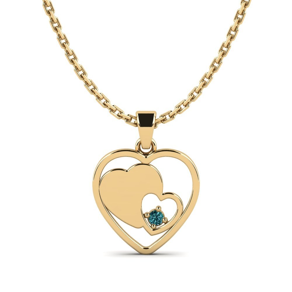 Blue Diamond Women's Pendant Attempa
